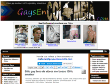 Tablet Screenshot of gaysencolombia.com